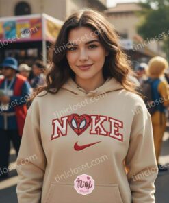 Custom Spider Man Embroidered Hoodie, Superhero Love Heart T shirt & Sweatshirt, Unique Superhero Gift for Him & Her (1)