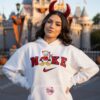 Spooky Devil Dewey Duck Embroidered Hoodie, Custom Retro Disney Characters Apparel, Devil Costume Ghost Spirit Shirt, Holiday Gift for Him Her