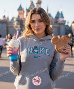 Cute Eeyore Embroidered Sweatshirt, Disney Character Brand Logo Inspired Crewneck, Custom Pooh Bear Apparel for Fans, Retro Cartoon Luxury Style Pullover (3)