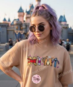 Disney Mimi Embroidered Shirt, Winnie the Pooh and Friends Tigger Eeyore Piglet Sweatshirt, Custom Disney Mother's Day Gift, Retro Hundred Acre Wood Apparel for Her (3)