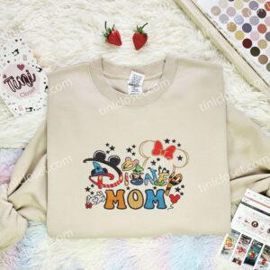 disney mom mothers day embroidered shirt (2) idglf