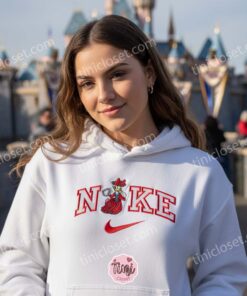 Daisy Duck Embroidered T shirt, Disney Embroidered Hoodie, Girlfriend Anniversary Gift Crewneck (2)