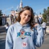 Donald Duck Christmas Embroidered Sweatshirt, Festive Santa Duck Hoodie, Bestie Matching Shirts