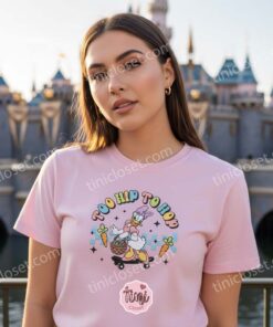 Retro Too Hip To Hop Daisy Duck Embroidered Sweatshirt, Skater Daisy Easter Hoodie, Cozy Gifts For Girlfriend (2)