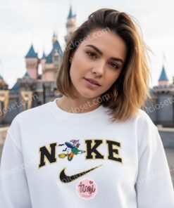 Spooky Witch Daisy Duck Embroidered Sweatshirt, Halloween Magic Cauldron Crewneck, Embroidery Couple Sweatshirts, Cute Spooky Season Apparel (3)