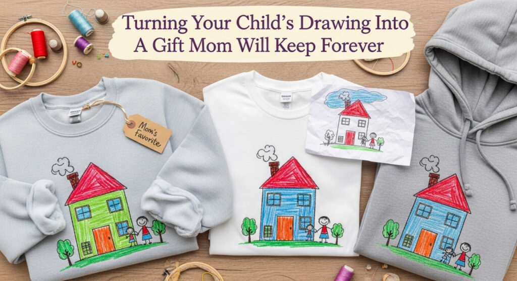 Turning Your Child’s Drawing Into a Gift Mom Will Keep Forever