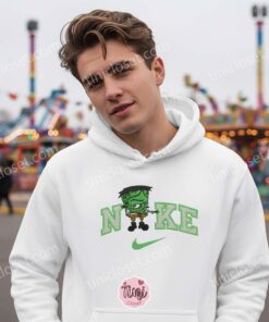 Frankenstein SpongeBob Embroidered Crewneck, Spooky Cartoon Monster H (3)