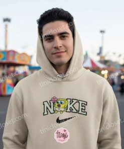 Embroidered Baby SpongeBob Sweatshirt & T-Shirt, SpongeBob SquarePants Cartoon Crewneck, Girlfriend Hoodie Gift