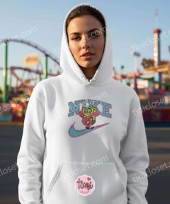 Cute SpongeBob Pink Boa Embroidered Sweatshirt, Custom SpongeBob SquarePants Embroidered T shirt, Cartoon Embroidery Gift for HerHim (2)