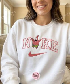 Custom Patrick Star Embroidered Sweatshirt, Cute SpongeBob SquarePants Embroidered T-shirt, Connection Couple Shirts 1 Custom Patrick Star Embroidered Sweatshirt, Cute SpongeBob SquarePants Embroidered T shirt, Connection Couple Shirts (1)