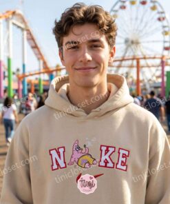 Patrick Stark Bubble Blowing Embroidered Sweatshirt, SpongeBob SquarePants Embroidered T-shirt, Bestie Matching Shirts 2 Patrick Stark Bubble Blowing Embroidered Sweatshirt, SpongeBob SquarePants Embroidered T shirt, Bestie Matching Shirts (2)