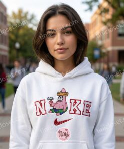 Patrick Star With A Hammer Embroidered Sweatshirt, SpongeBob SquarePan