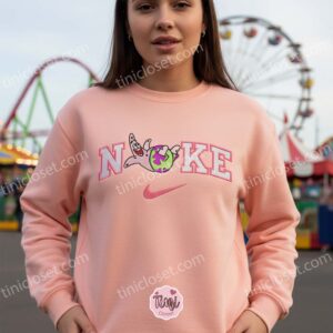 Funny Patrick Star Embroidered Sweatshirt and T shirt, Cartoon Embroidered Crewneck, Boyfriend Hoodie Gift (1)