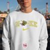 Funny SpongeBob Embroidered Sweatshirt and T-shirt, Cartoon Embroidered Crewneck, Boyfriend Hoodie Gift