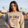 Funny SpongeBob Cartoon Coach Embroidered Sweatshirt, Cartoon Character Embroidered Hoodie, Anniversary Gift For Boyfriend