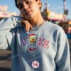 Custom SpongeBob Christmas Cartoon Embroidered Sweatshirt, Just Because Gift For Him, Funny Christmas Hoodie & Crewneck