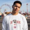 Spooky Jigsaw Mashup Embroidered Crewneck, Funny Horror Cartoon Embroidered Sweatshirt, Boyfriend Hoodie Gift
