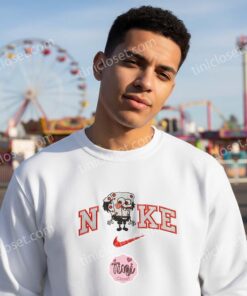 Spooky Jigsaw Mashup Embroidered Crewneck, Funny Horror Cartoon Embroidered Sweatshirt, Boyfriend Hoodie Gift (3)