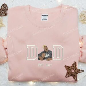 Dad And Daughter Fathers Day Embroidered Shirt 1 1