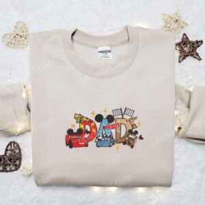 Cars Dad Embroidered Shirt Disney Characters Embroidered Hoodie Best Fathers Day Gift Idea 1 600x600