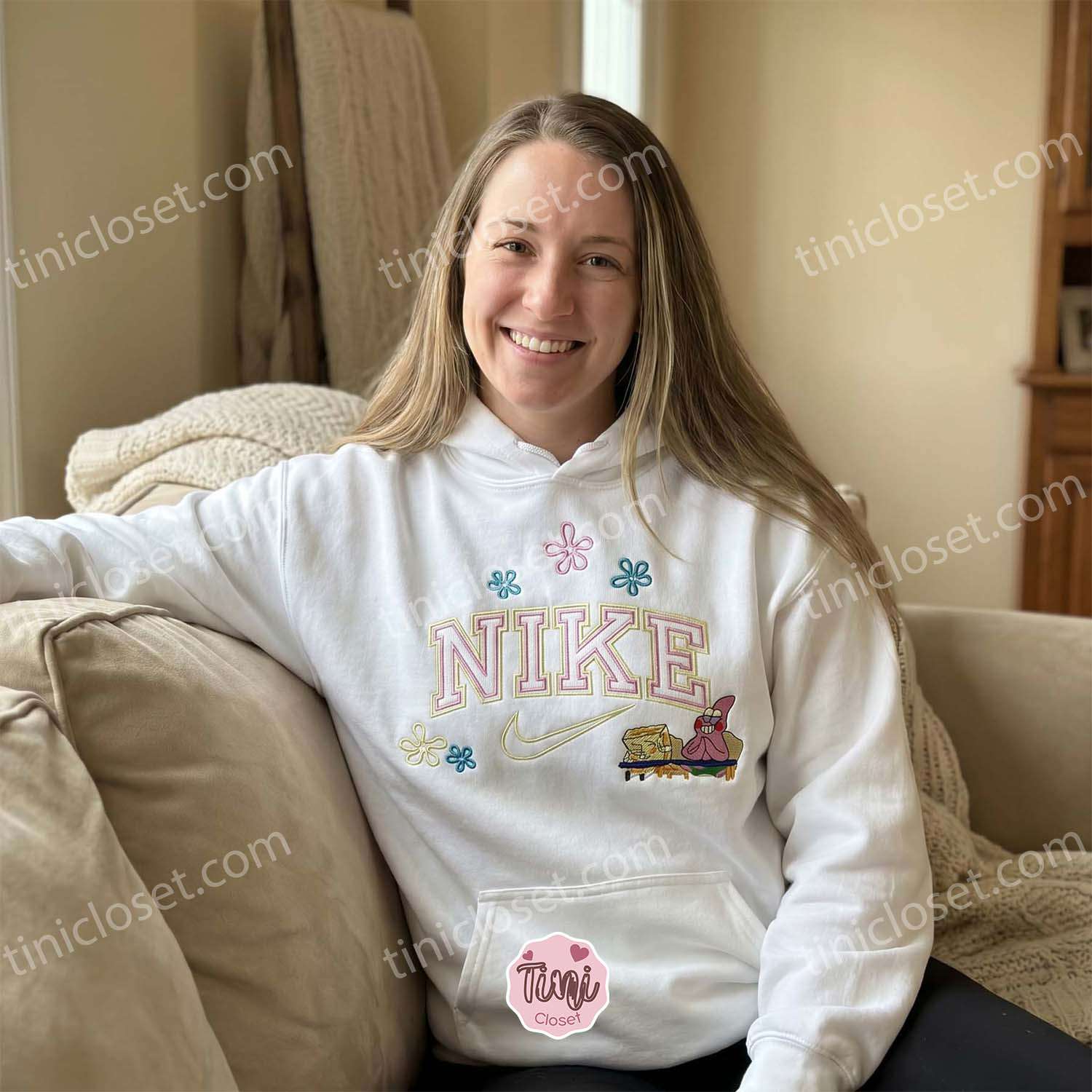 SpongeBob and Patrick Star Embroidered Sweatshirt, SpongeBob SquarePants Character Hoodie, Fun Bestie Matching Shirts SpongeBob and Patrick Star Embroidered Sweatshirt, SpongeBob SquarePants Character Hoodie, Fun Bestie Matching Shirts