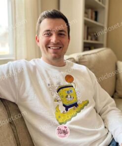 SpongeBob Basketball Cartoon Embroidered Sweatshirt, SpongeBob SquarePants Hoodie, Bestie Matching Shirts 2 SpongeBob Basketball Cartoon Embroidered Sweatshirt, SpongeBob SquarePants Hoodie, Bestie Matching Shirts (3)