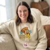 Funny Home Slice Pizza SpongeBob Cartoon Crewneck, SpongeBob SquarePants Embroidered T-shirt, Matching Couple Hoodies