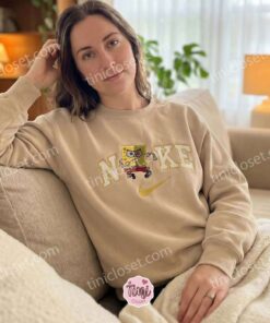 Split Face Good and Evil SpongeBob Embroidered Sweatshirt, Cartoon Embroidered Hoodie, Galentine Gift Ideas 1 Split Face Good and Evil SpongeBob Embroidered Sweatshirt, Cartoon Embroidered Hoodie, Galentine Gift Ideas (1)