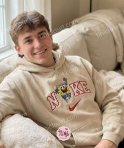 Funny Cartoon SpongeBob Gym Embroidered Sweatshirt, Workout Motivation Crewneck, Weightlifting Apparel, Just Because Gift For Him (3)