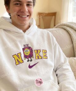 Funny Cartoon SpongeBob Embroidered Sweatshirt, Retro Cartoon Embroidered Hoodie, Cozy Gifts For Girlfriend (2)