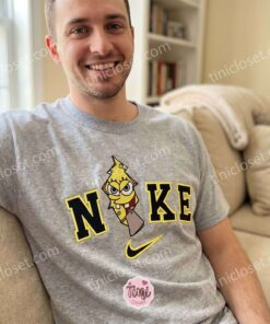 The Shining SpongeBob Cartoon Embroidered Sweatshirt, Pop Culture Mashup Apparel, Unique Boyfriend Hoodie Gift (1)