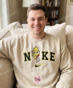 The Shining SpongeBob Cartoon Embroidered Sweatshirt, Pop Culture Mashup Apparel, Unique Boyfriend Hoodie Gift (3)