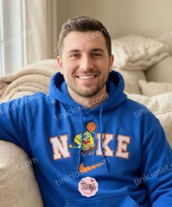 Funny SpongeBob Basketball 90s Cartoon Embroidered Sweatshirt, Retro Hoops T shirt, Boyfriend Hoodie Gift (1)