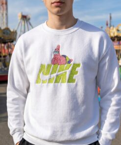 Cute Patrick Star Embroidered Sweatshirt, Classic Cartoon Crewneck & T-Shirt, Oversized Hoodie For Girlfriend 2 Cute Patrick Star Embroidered Sweatshirt, Classic Cartoon Crewneck & T Shirt, Oversized Hoodie For Girlfriend (2)