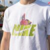 Cute Patrick Star Embroidered Sweatshirt, Classic Cartoon Crewneck & T-Shirt, Oversized Hoodie For Girlfriend