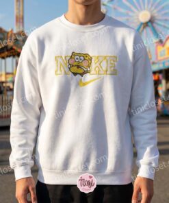 Chubby SpongeBob Cartoon Embroidered Sweatshirt, Matching Couple Hoodie, (3)
