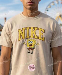 Funny SpongeBob Embroidered Sweatshirt, SpongeBob SquarePants Cartoon T shirt, Boyfriend Hoodie Gift (3)
