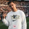 Aaron Donald 99 NFL Embroidered Sweatshirt, Los Angeles Rams Sports Hoodie, American Football Crewneck