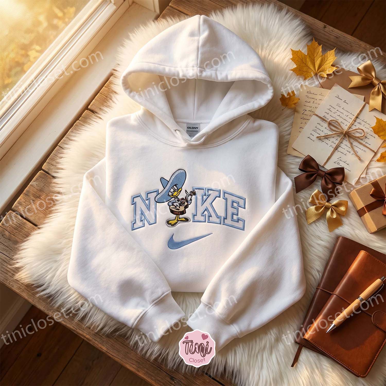 Sombrero Donald Duck Guitar Embroidered Sweatshirt, Disney Embroidered Hoodie, Just Because Gift For Him Sombrero Donald Duck Guitar Embroidered Sweatshirt, Disney Embroidered Hoodie, Just Because Gift For Him