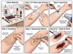 The Easy, No Latex Fake Wound The Easy, No Latex Fake Wound