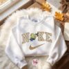 Stuart Minion and Agnes Gru Embroidered Hoodie, Minions Movie Embroidered Sweatshirt, Galentine Gift Ideas