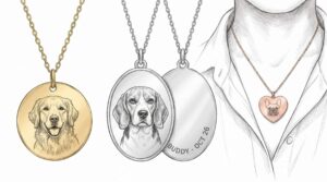 Engraved Pet Portrait Jewelry