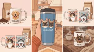 Custom Pet Portrait Coffee Mugs