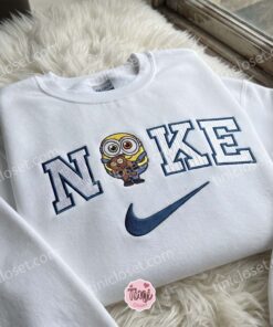 Minion Bob with Tim Bear Embroidered Sweatshirt, Minions Movie Characters Embroidered Shirt, Cozy Gifts For Girlfriend 3 Minion Bob with Tim Bear Embroidered Sweatshirt, Minions Movie Characters Embroidered Shirt, Cozy Gifts For Girlfriend (4)