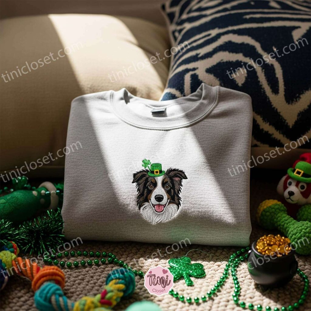 Personalized Custom Cat Hoodie, Embroidered Dog Face Sweatshirt, Custom Pet T-shirt, Embroidered Meow Cat Shirt