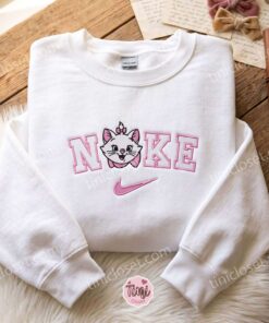 Happy Marie Cat Embroidered Hoodie, The Aristocats Cartoon Embroidered T-shirt, Best Gift for Girlfriend 1 Happy Marie Cat Embroidered Hoodie, The Aristocats Cartoon Embroidered T shirt, Best Gift for Girlfriend (2)