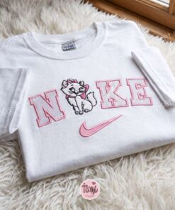 Cozy Pink Marie The Aristocats Embroidered Sweatshirt, Cat Lover Hoodie, Long Distance Relationship Gifts 2 Cozy Pink Marie The Aristocats Embroidered Sweatshirt, Cat Lover Hoodie, Long Distance Relationship Gifts (3)