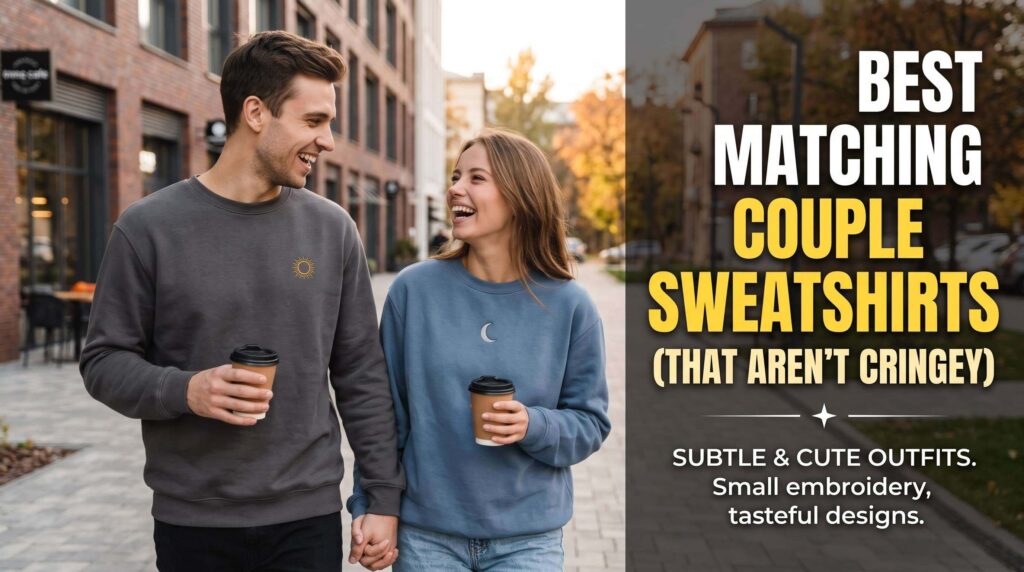 The Best Matching Couple Sweatshirts That Aren't Cringey