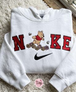 Custom Winnie the Pooh Floral Sweatshirt, Daisy Bee Embroidered Hoodie, Romantic Gift For Her, Cozy Apparel 3 Custom Winnie the Pooh Floral Sweatshirt, Daisy Bee Embroidered Hoodie, Romantic Gift For Her, Cozy Apparel 7