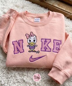 Disney Cute Daisy Duck Embroidered Sweatshirt, Oversized Hoodie For Girlfriend, Cozy Gifts For Girlfriend 2 Disney Cute Daisy Duck Embroidered Sweatshirt, Oversized Hoodie For Girlfriend, Cozy Gifts For Girlfriend (3)